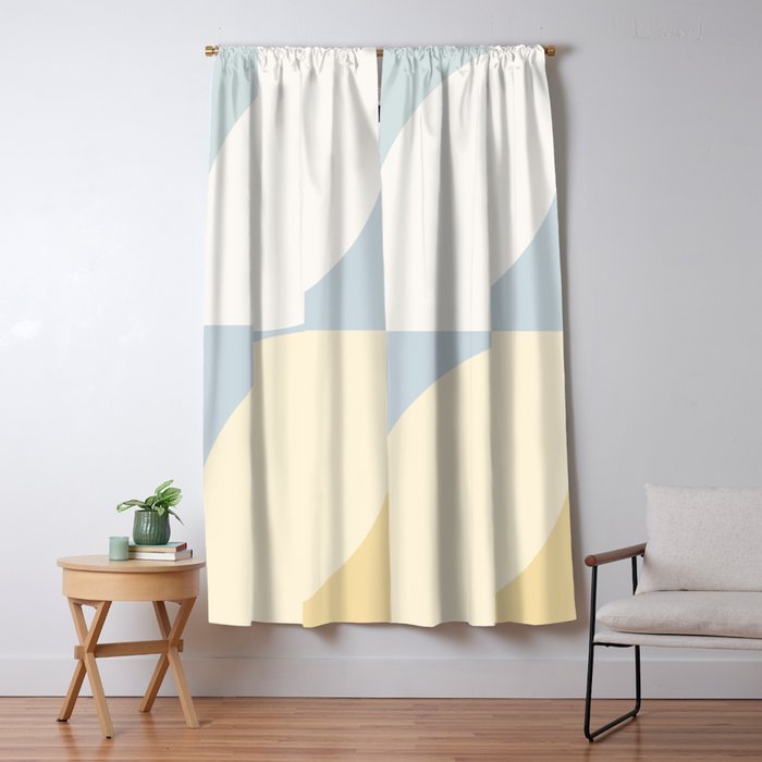 Almond Abstract XV Window Curtain Gallery Image 5