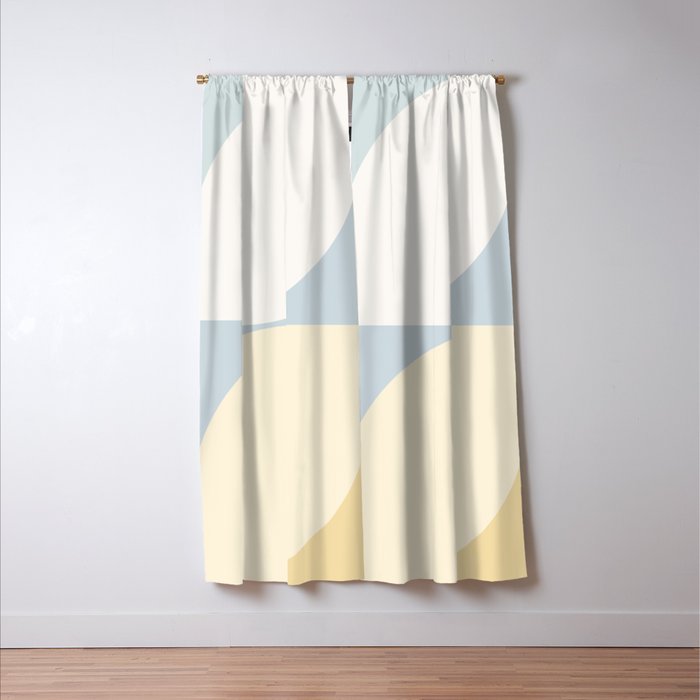 Almond Abstract XV Window Curtain Gallery Image 3