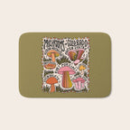 Mushrooms of Colorado Bath Mat Gallery Image 1
