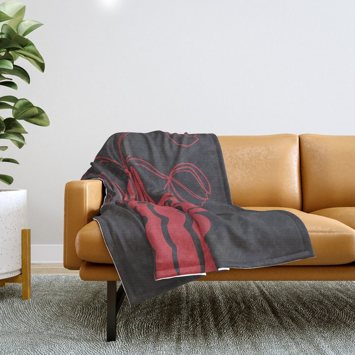 Tulip Night Throw Blanket Gallery Image 1