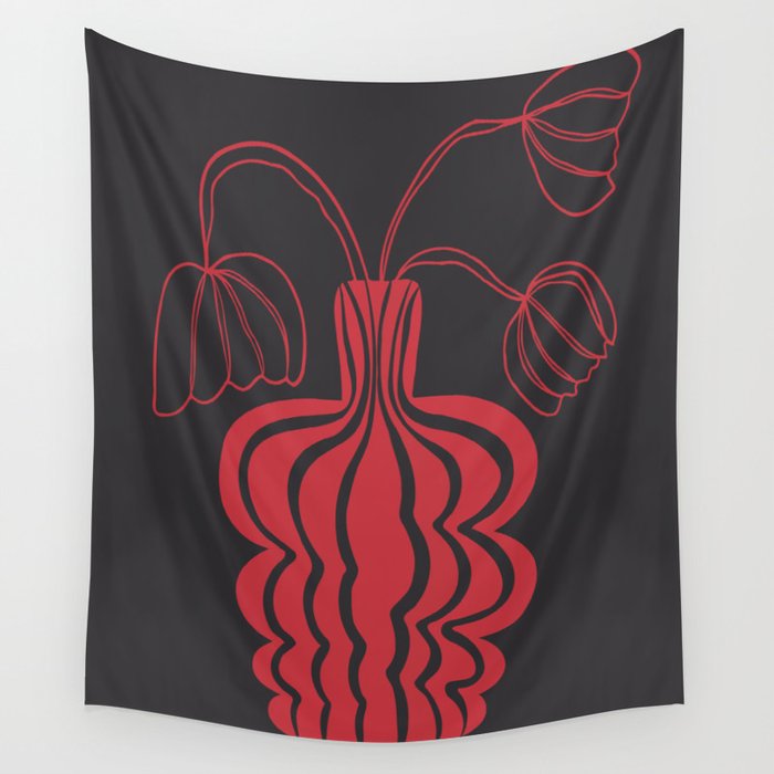 Tulip Night Wall Tapestry Gallery Image 1