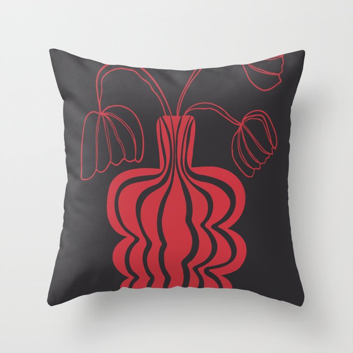 Tulip Night Throw Pillow Gallery Image 6
