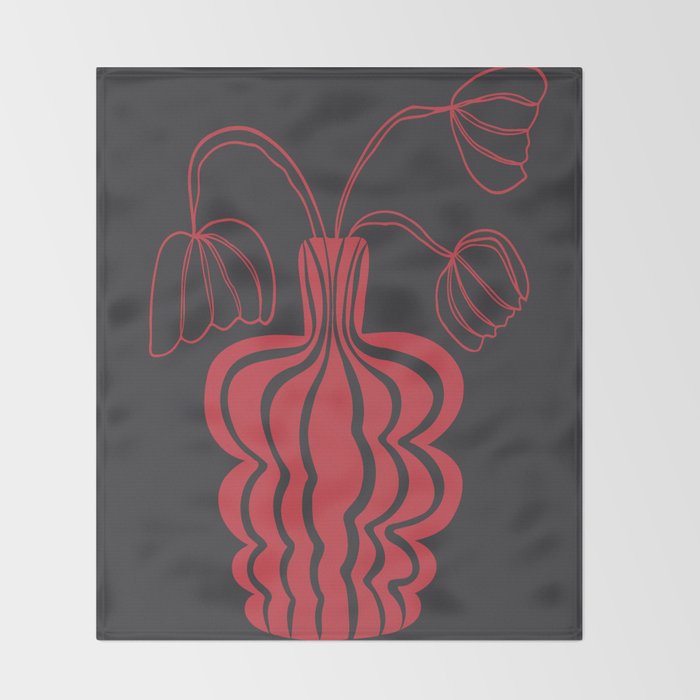 Tulip Night Throw Blanket Gallery Image 2