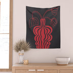 Tulip Night Wall Tapestry Gallery Image 2