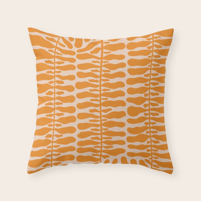 One Hundred-Leaved Plant #10 Throw Pillow Gallery Image 1