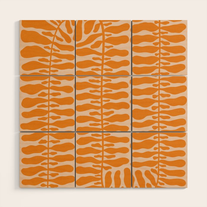 One Hundred-Leaved Plant #10 Wood Wall Art Gallery Image 1