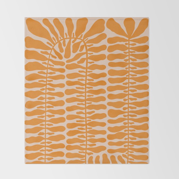 One Hundred-Leaved Plant #10 Throw Blanket Gallery Image 2