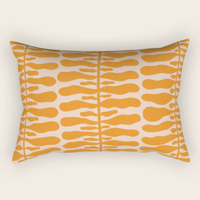 One Hundred-Leaved Plant #10 Rectangular Pillow Gallery Image 1