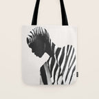 Zebra Tote Bag Gallery Image 1
