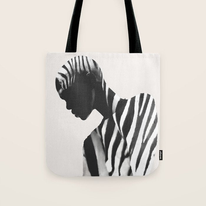 Zebra Tote Bag Gallery Image 1