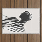 Zebra Outdoor Rug Gallery Image 1