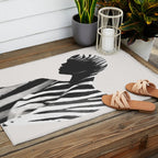 Zebra Outdoor Rug Gallery Image 2
