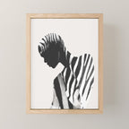 Zebra Mini Art Print Gallery Image 1