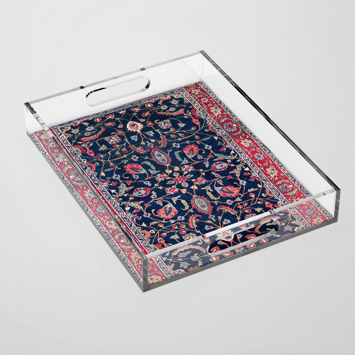 Heriz Azerbaijan North West Persian Rug Print Acrylic Tray Gallery Image 1