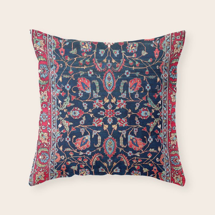 Heriz Azerbaijan North West Persian Rug Print Throw Pillow Gallery Image 6