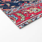 Heriz Azerbaijan North West Persian Rug Print Welcome Mat Gallery Image 2