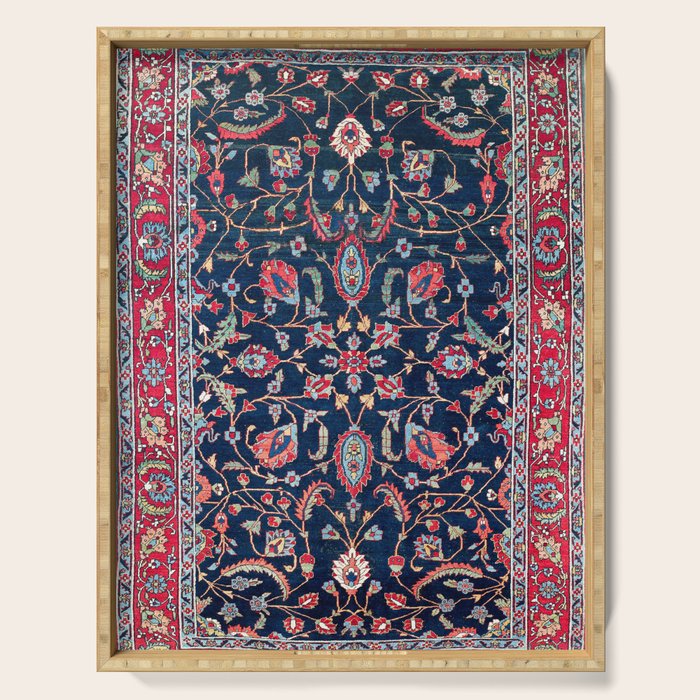 Heriz Azerbaijan North West Persian Rug Print Serving Tray Gallery Image 1
