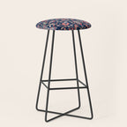 Heriz Azerbaijan North West Persian Rug Print Stool Gallery Image 1
