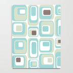 Retro Rectangles Mid Century Modern Geometric Vintage Style Notebook Gallery Image 4
