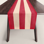 STRIPES 001 L - Tomato Table Runner Gallery Image 1