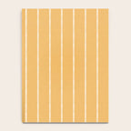 Modern Boho Serenity Stripes Butter Yellow Notebook Gallery Image 4