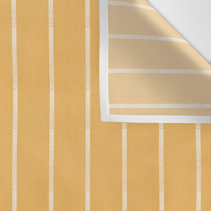 Modern Boho Serenity Stripes Butter Yellow Wall Tapestry Gallery Image 3