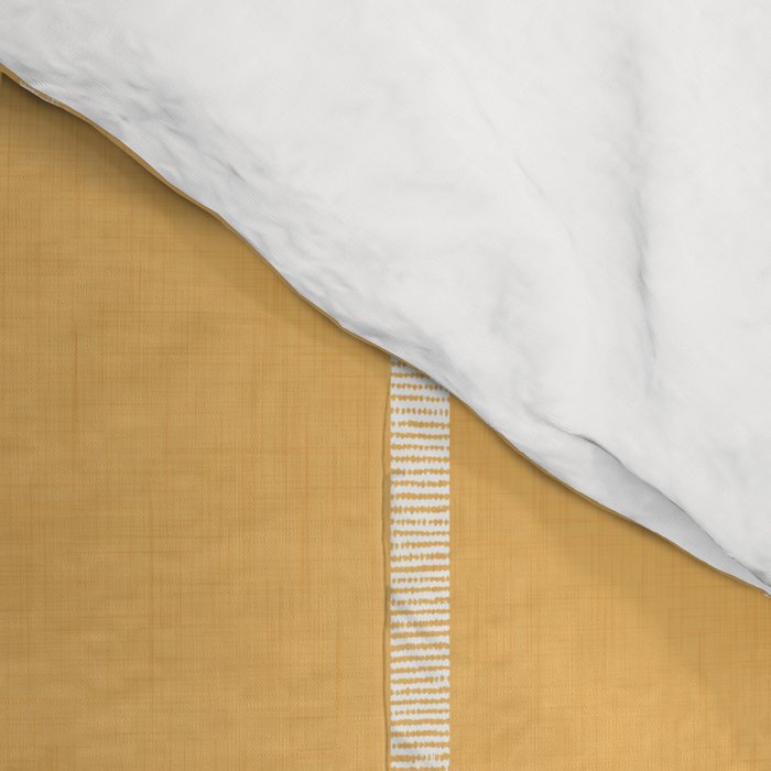 Modern Boho Serenity Stripes Butter Yellow Comforter Gallery Image 4