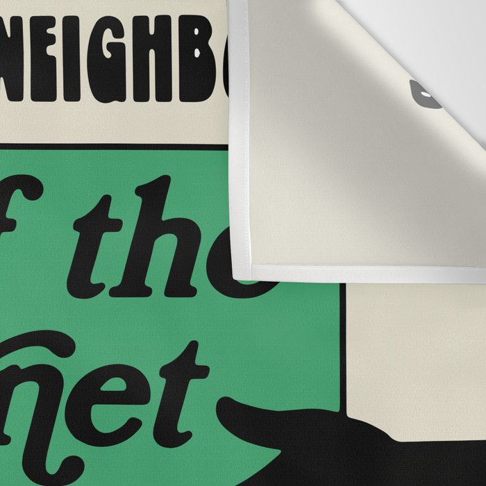 Love Your Neighbor Wall Tapestry Gallery Image 3