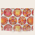 Sun Rays - Red & Orange Wall Hanging Gallery Image 1
