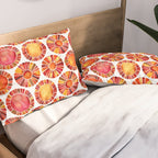 Sun Rays - Red & Orange Pillow Sham Gallery Image 2