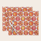 Sun Rays - Red & Orange Placemat Gallery Image 1