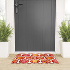 Sun Rays - Red & Orange Welcome Mat Gallery Image 3