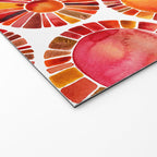 Sun Rays - Red & Orange Welcome Mat Gallery Image 2