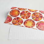 Sun Rays - Red & Orange Wrapping Paper Gallery Image 2