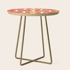 Sun Rays - Red & Orange Side Table Gallery Image 1