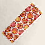 Sun Rays - Red & Orange Yoga Mat Gallery Image 1