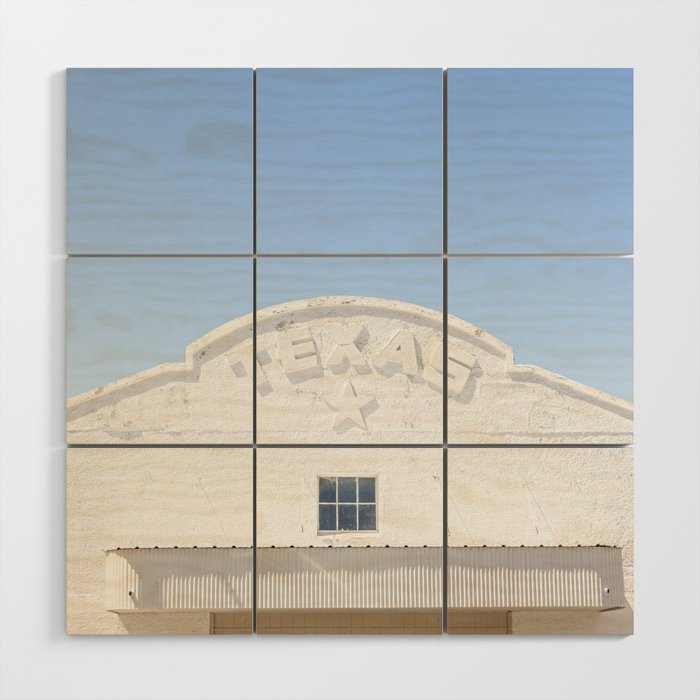 Marfa Texas Star x Marfa Texas Photography Wood Wall Art Gallery Image 1