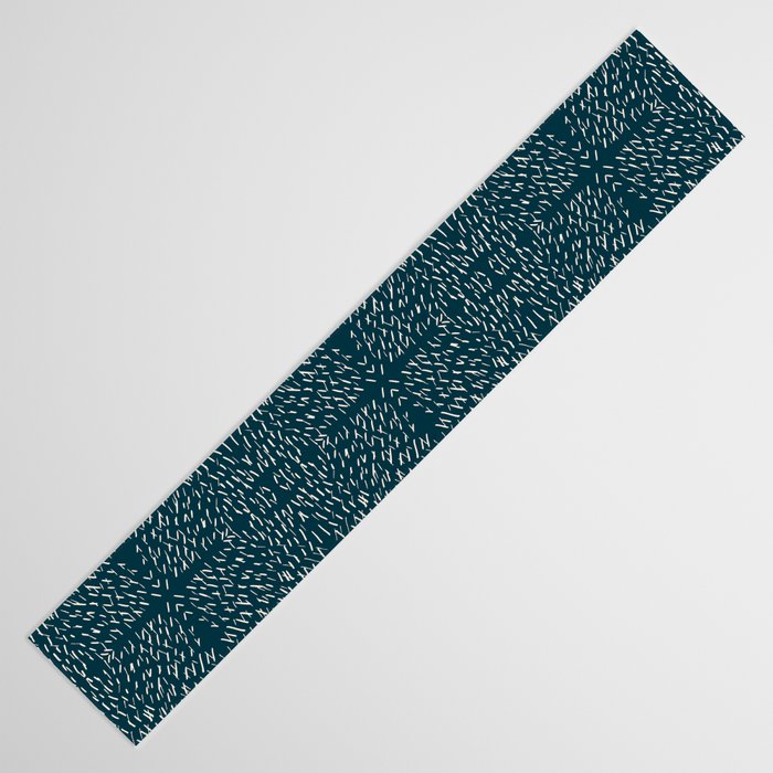 Celestial Stars Art, Teal Green, Boho Wall Art Table Runner Gallery Image 3