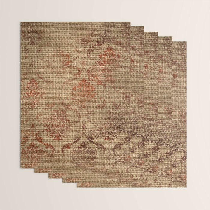 Aged Damask Texture 1 Wrapping Paper Gallery Image 3