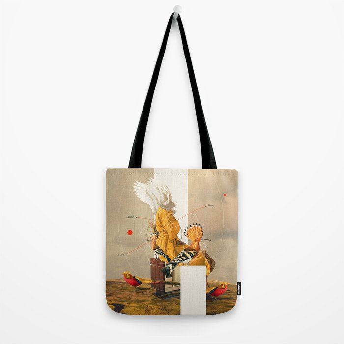 Yellow Echoes of Time Tote Bag Gallery Image 2