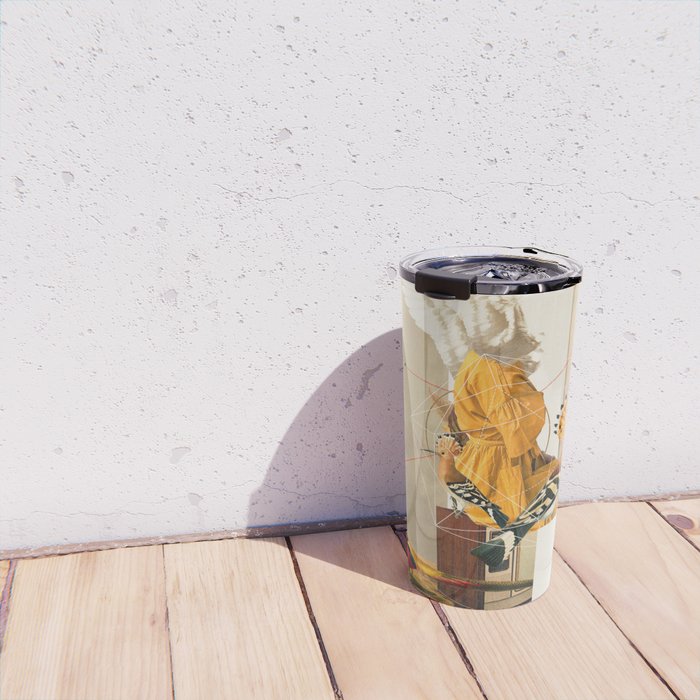 Yellow Echoes of Time Travel Mug Gallery Image 4