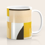 Yellow Abstract Collage Coffee Mug Gallery Image 1