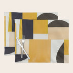 Yellow Abstract Collage Placemat Gallery Image 1