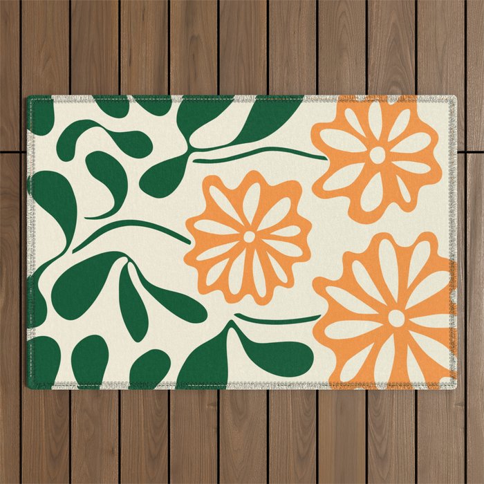 Flower03  Outdoor Rug Gallery Image 1