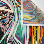 Muscle is Life Street Art Graffiti Love Wall Tapestry Gallery Image 3