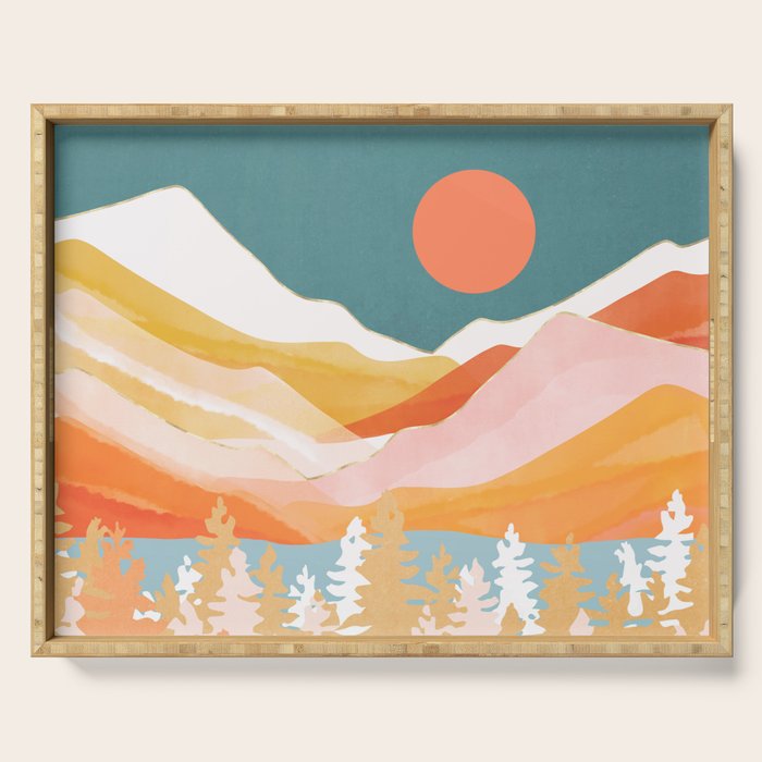 Citrus Mountains Serving Tray Gallery Image 1