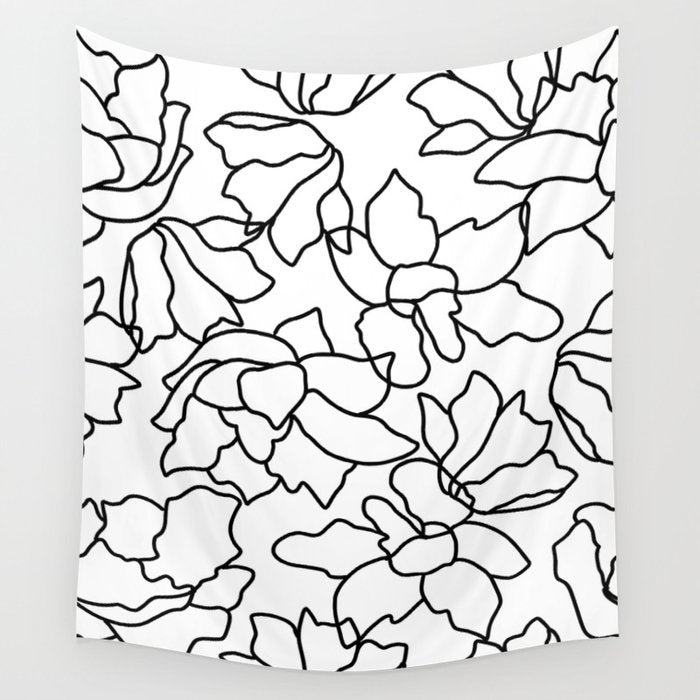 Isla #illustration #drawing Wall Tapestry Gallery Image 4