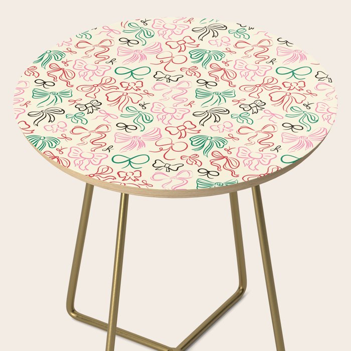 Coquette Holiday Bows Side Table Gallery Image 2