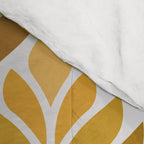 Yellow Retro Flower Pattern Comforter Gallery Image 4