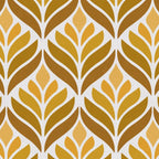 Yellow Retro Flower Pattern Coffee Mug Gallery Image 2